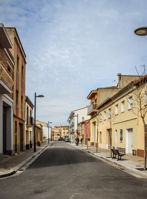 Calle Huesca en Monzon Paobal Contructora